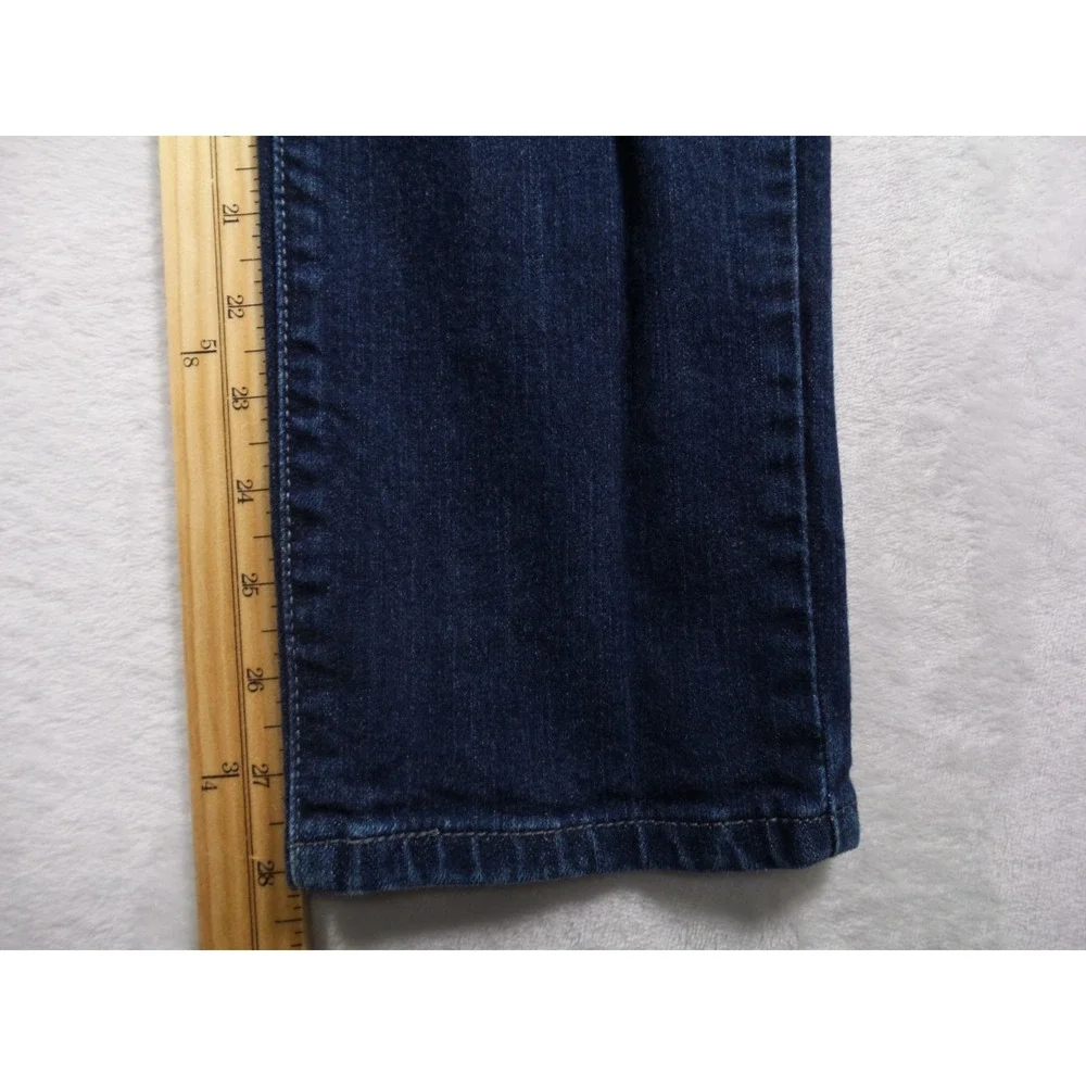 Levis Jeans Womens Size 30 x 28 Blue Denim Mid Rise Skinny‎ Stretch Comfort Dark